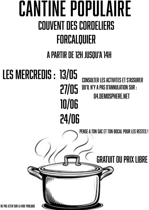 ☀️CANTINE POPULAIRE☀️